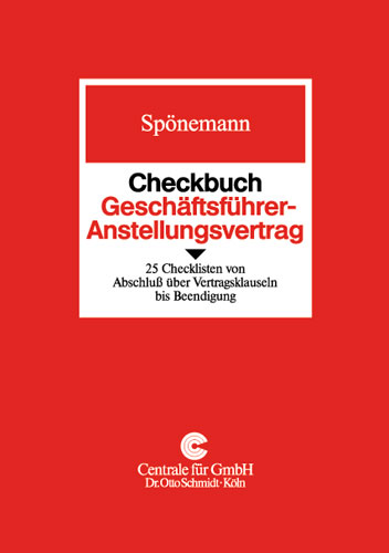 Checkbuch Geschäftsführer-Anstellungsvertrag