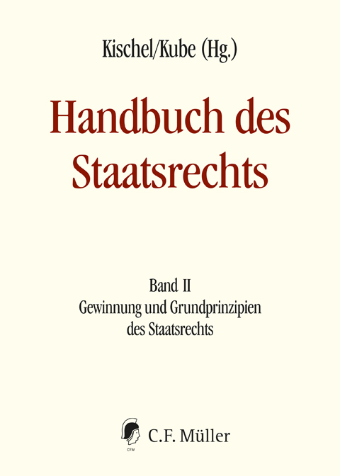 Ansicht: Handbuch des Staatsrechts - Neuausgabe