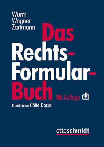 Ansicht: Das Rechtsformularbuch