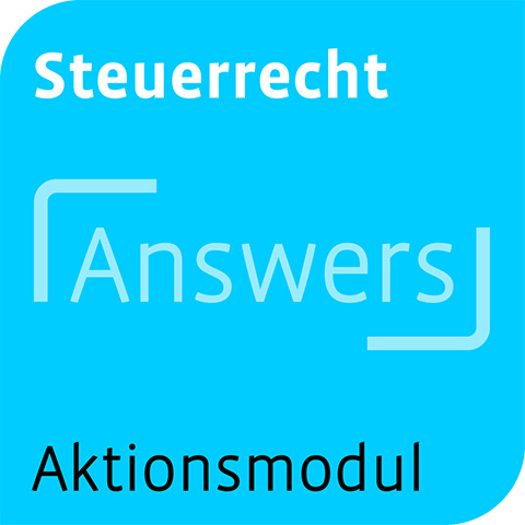 Ansicht: Aktionsmodul Steuerrecht