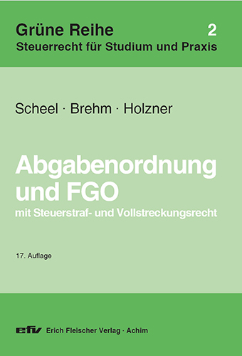 Ansicht: Abgabeordnung und FGO